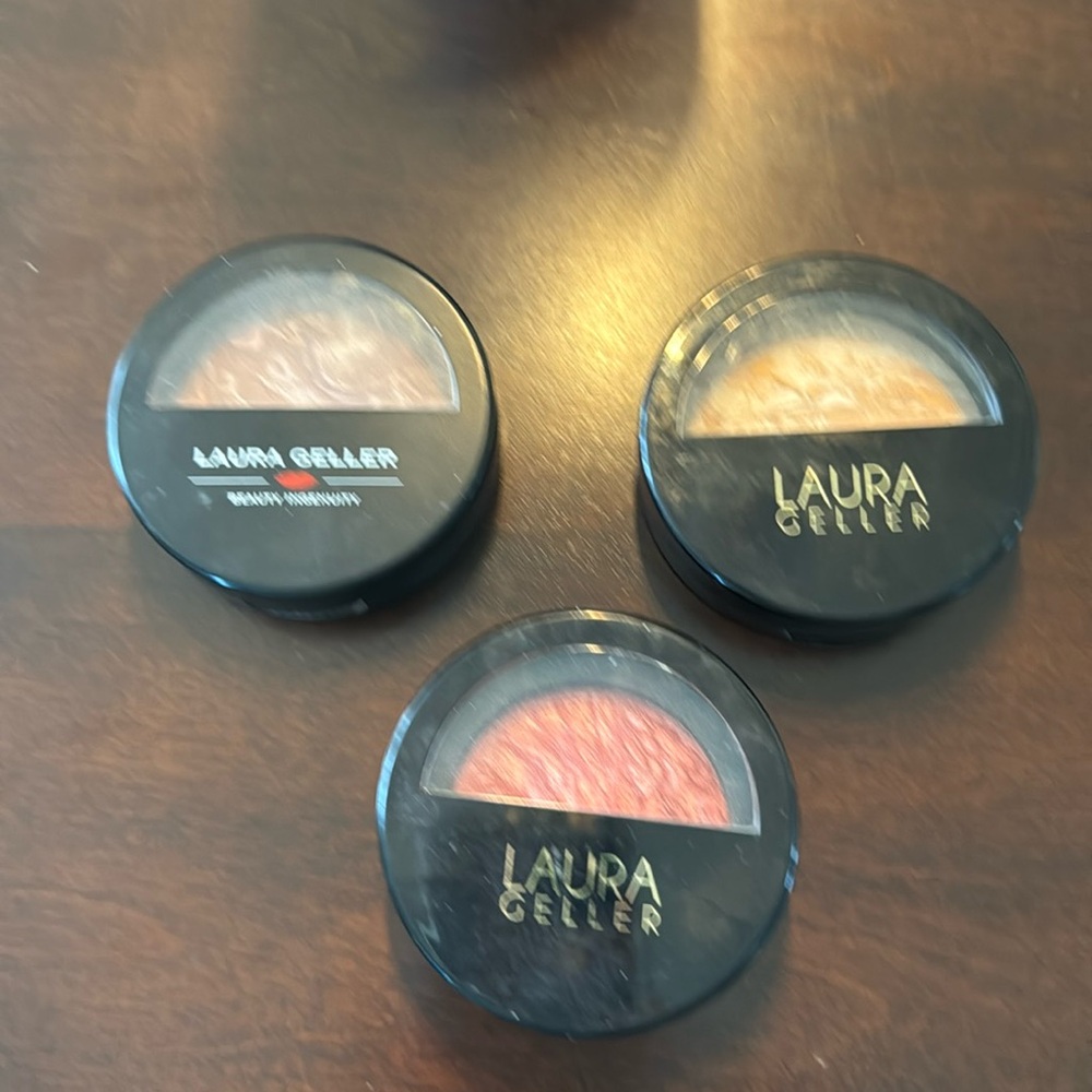 Laura Geller Bronze, blush and foundation